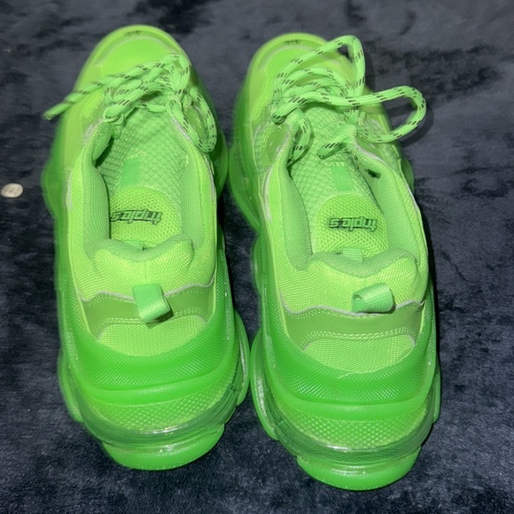 Balenciaga Triple S Neon Green size 44 - Picture 4 of 5